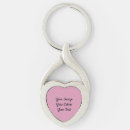 Search for twisted heart key rings Blank