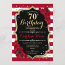 Search for red black and white gold invitations Floral