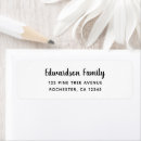 Search for modern family return address labels Stylish