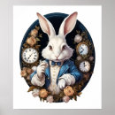 Search for white rabbit alice in wonderland posters Bunny