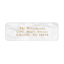 Search for white grey marble return address labels Modern