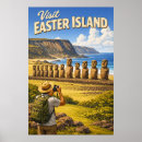 Search for easter island posters Vintage