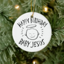 Search for happy birthday jesus christmas tree decorations Christian