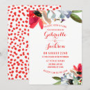 Search for coral red wedding invitations Elegant