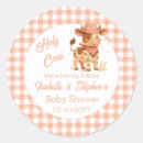 Search for rustic plaid stickers Rustic baby shower