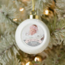 Search for my first photo christmas tree decorations Blush pink