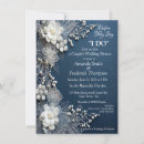 Search for denim and pearls invitations Blue