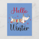 Search for winter design postcards Colourful