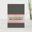 Search for chic sweet 16 cards Girly