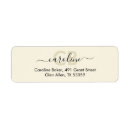 Search for off white return address labels Elegant