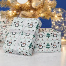 Search for penguin christmas wrapping paper Xmas