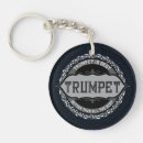 Search for trumpet round key rings Brass