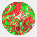 Search for red swirl stickers Red and green