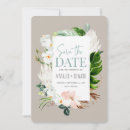 Search for tropical floral save the dates Destination