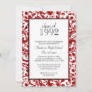 Search for black and red class reunion invitations Formal