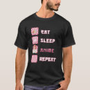 Search for eat sleep anime repeat tshirts Funny
