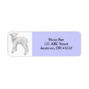 Search for baby lamb return address labels Girl
