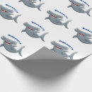 Search for sharks wrapping paper Fish