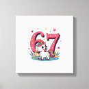 Search for rainbow unicorn canvas prints Kawaii