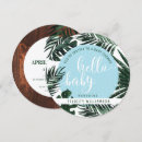 Search for palm trees baby shower invitations Flamingo
