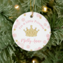 Search for gold crown christmas tree decorations Princess