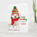 Search for bichon frise christmas cards Pets