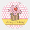 Search for birthday cupcake stickers Whimsical