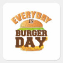 Search for funny burger stickers Cheese