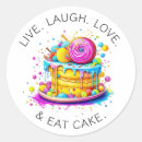 Search for eat cake stickers Birthday
