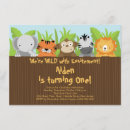 Search for monkeys 4x6 invitations Girl
