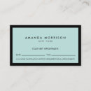 Search for mint business stationery Salon