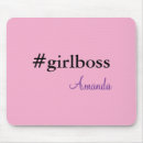 Search for pink mouse mats Strong woman