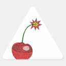 Search for fruit triangle stickers Red