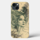Search for woman portrait iphone cases Female