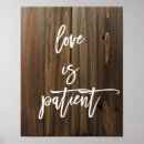 Search for patient posters Love is patient