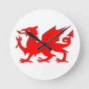 Search for welsh dragon clocks Wales