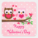 Search for cute owl couple stickers Pink