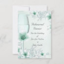 Search for mint rehearsal dinner invitations Green