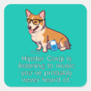 Search for dog in glasses stickers Hipster