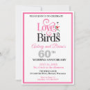 Search for love birds anniversary invitations 30th