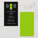 Search for podcast business cards Social media