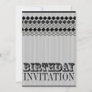 Search for pinstriped invitations Classy