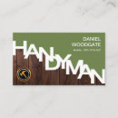 Search for wood fence business cards Handyman