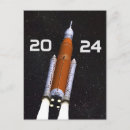 Search for space rocket postcards Party