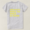 Search for yellow womens tshirts Bold typography