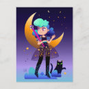 Search for black haired postcards Girl
