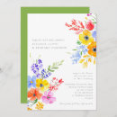 Search for bold floral wedding invitations Colourful