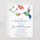 Search for hummingbird baby shower Watercolor