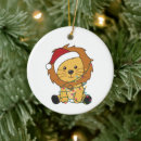 Search for lion christmas tree decorations Children