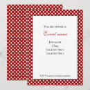 Search for red and white polka dot invitations Pattern